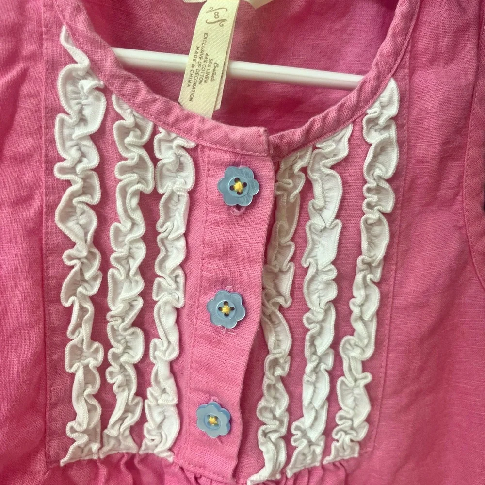 Matilda Jane Sleeveless Dress. Girl’s Sz-6 Pink | Ruffles | Dazzling Dream Dress